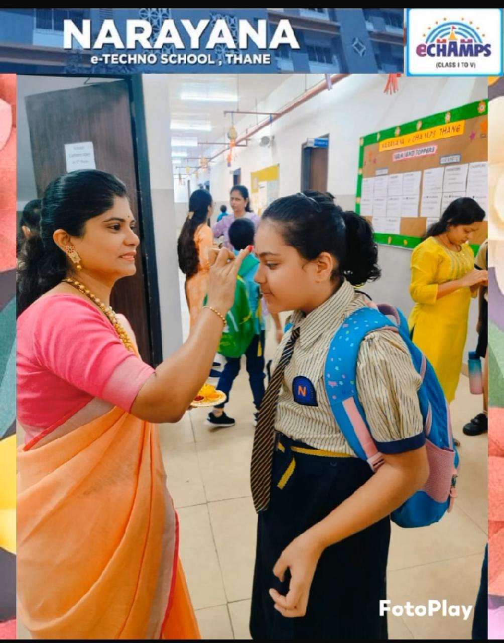  students were greeted with special rituals